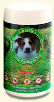 One Canister Charlie's Repellent Wipes