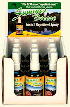 One Case (12 ct.) Summer Breeze 4 oz Spray with Display box